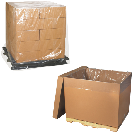 Clear Pallet Covers & Bin Liners