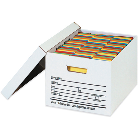 Auto-Lock File Storage Boxes