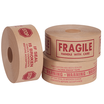 Tape Logic® Messaged Reinforced Water Activated Tape