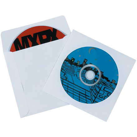 Paper Windowed CD-DVD Sleeves