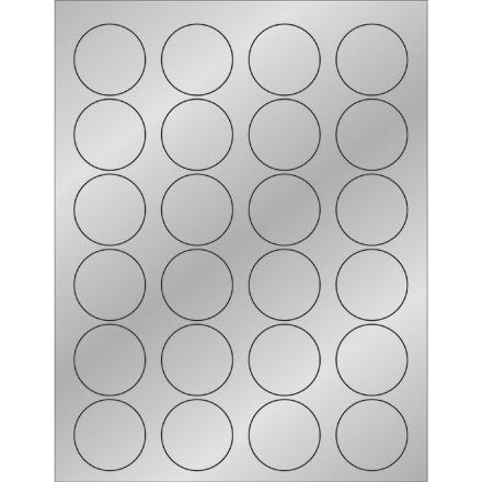 Foil Circle Laser Labels