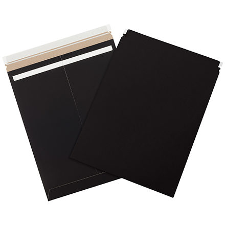 Black Self-Seal Stayflats Plus Mailers