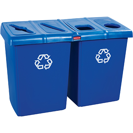 Rubbermaid® Recycling Station - 92 Gallon