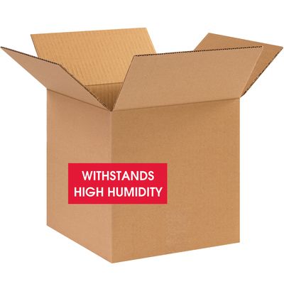 10 x 10 x 10" W5c Weather-Resistant Corrugated Boxes