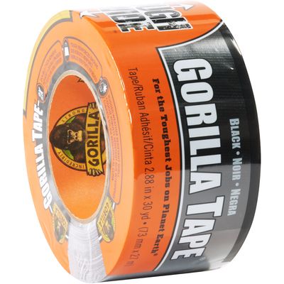 3" x 25 yds. Black Gorilla® Duct Tape