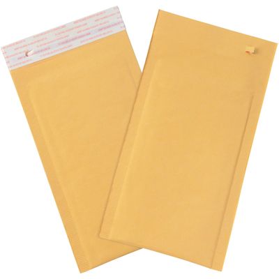 5 x 10" Kraft #00 Self-Seal Bubble Mailers w/Tear Strip