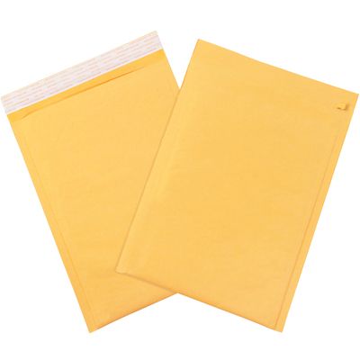 12 1/2 x 19" Kraft #6 Self-Seal Bubble Mailers w/Tear Strip