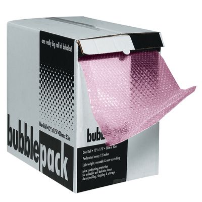 1/2" x 12" x 50' Anti-Static Bubble Dispenser Pack