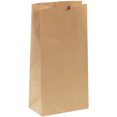 7 3/4 x 4 3/4 x 16" Kraft Hardware Bags