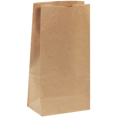 8 1/4 x 5 5/16 x 16 1/8" Kraft Hardware Bags