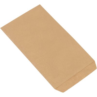 5 x 7 1/2" Kraft Flat Merchandise Bags