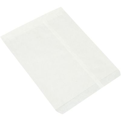 12 x 15" White Flat Merchandise Bags