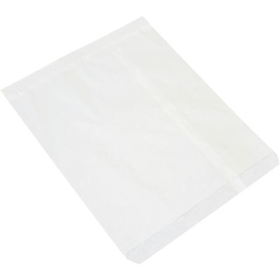 15 x 18" White Flat Merchandise Bags