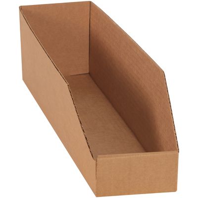 4 x 18 x 4 1/2" Kraft Bin Boxes