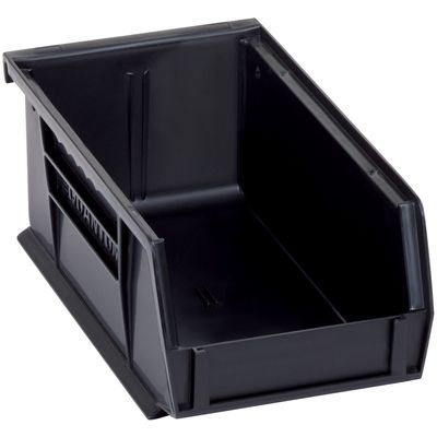 7 3/8 x 4 1/8 x 3" Black Conductive Bin Boxes