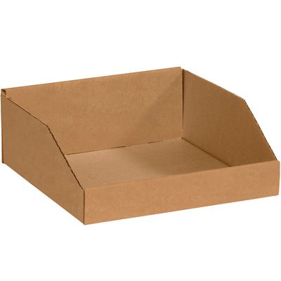 12 x 12 x 4-1/2" Kraft Bin Boxes