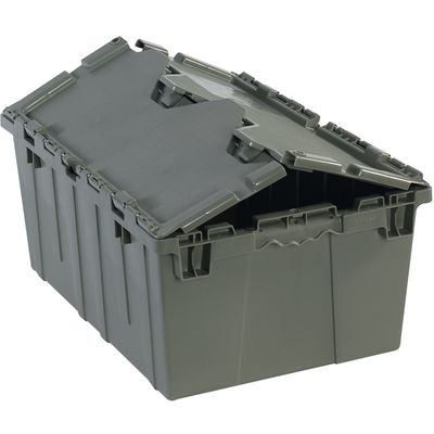 20 1/4 x 14 1/4 x 9 5/8" Gray Round Trip Tote