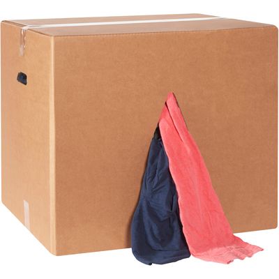 Box of Rags - Colored T-Shirt Rags - 50 lb. box