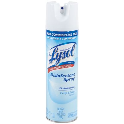 Lysol® Crisp Linen Scent Disinfectant Spray - 19 oz. Spray Can