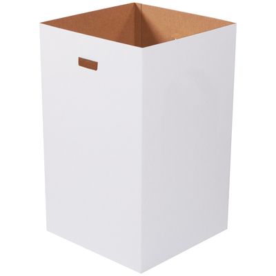 Corrugated Trash Can Plain - 40 Gallon