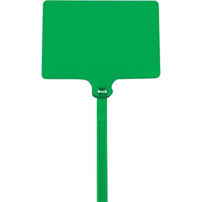 6" 120# Green Identification Cable Ties