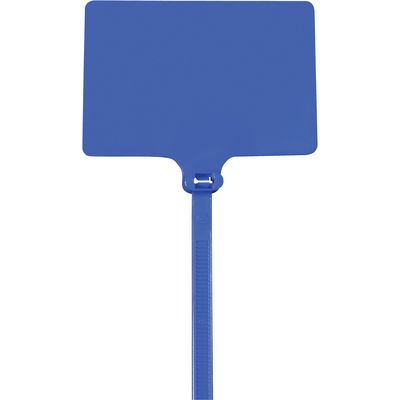 6" 120# Blue Identification Cable Ties