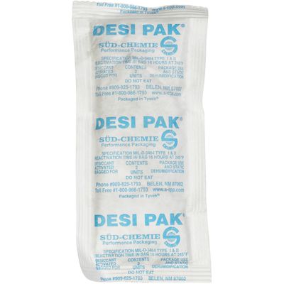 3 x 6 x 3/8" Tyvek® Clay Desiccants - 5 Gallon Pail