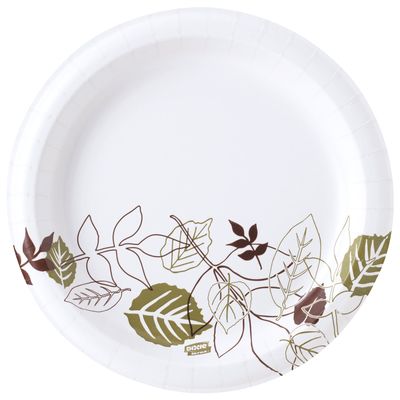 Dixie® Paper Plates - 9" Heavyweight, White