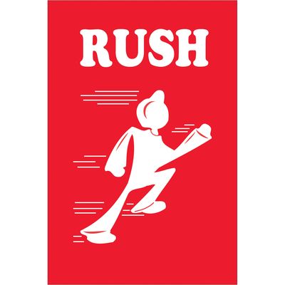 2 x 3" - "Rush" Labels