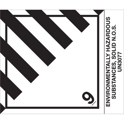 4 x 4 3/4" - "Env Haz Sub, Solid" Labels