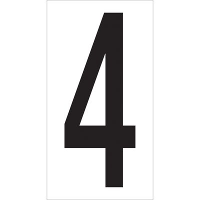 3 1/2" "4" Vinyl Warehouse Number Labels