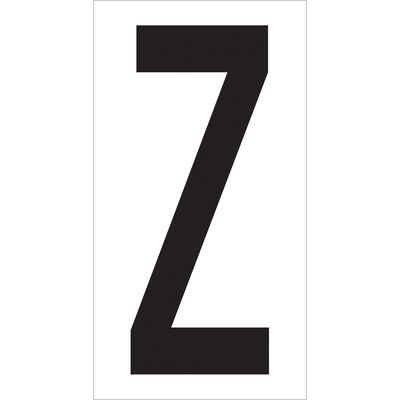 3 1/2" "Z" Vinyl Warehouse Letter Labels