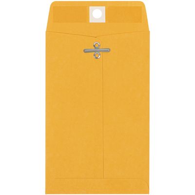 4 x 6 3/8" Kraft Clasp Envelopes