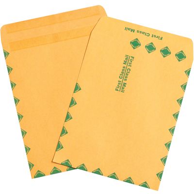 10 x 13" Kraft First Class Redi-Seal Envelopes