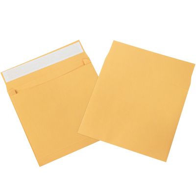 10 x 13 x 2" Kraft Expandable Self-Seal Envelopes