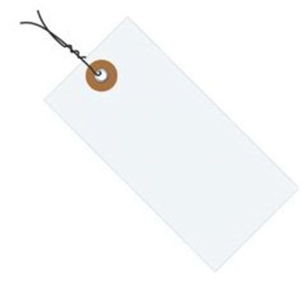 4 1/4 x 2 1/8" Tyvek® Shipping Tags - Pre-Wired