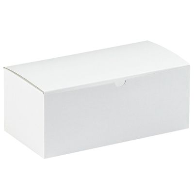 10 x 5 x 4" White Gift Boxes