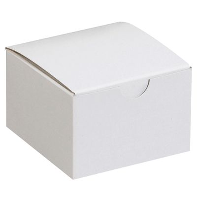 3 x 3 x 2" White Gift Boxes