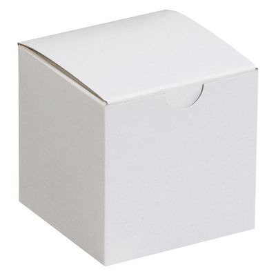 3 x 3 x 3" White Gift Boxes