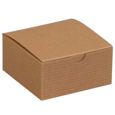 4 x 4 x 2" Kraft Gift Boxes