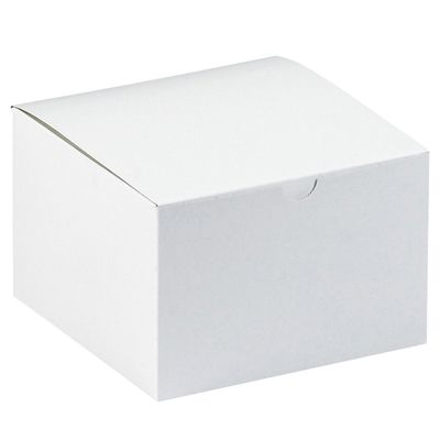 6 x 6 x 4" White Gift Boxes