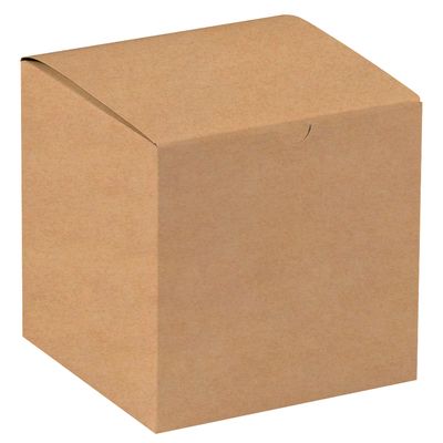 6 x 6 x 6" Kraft Gift Boxes