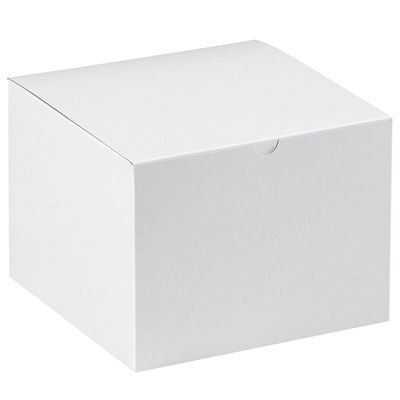 8 x 8 x 6" White Gift Boxes