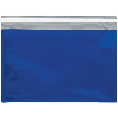 9 1/2 x 12 3/4" Blue Metallic Glamour Mailers