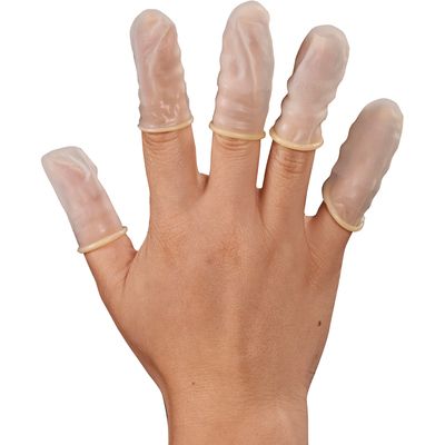 Latex Finger Cots Powder-Free - Large