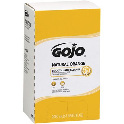 GOJO® Natural* Orange™ Smooth Hand Cleaner Refill Box - 2,000 mL