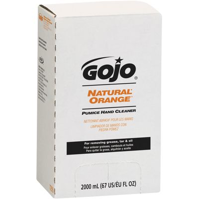 GOJO® Natural* Orange™ Pumice Hand Cleaner Refill Box - 2,000 mL