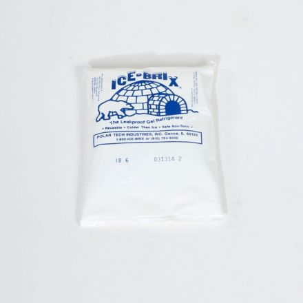 6 x 5 3/4 x 1" - 12 oz. Ice-Brix® Cold Packs