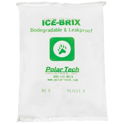 6 x 4 x 3/4" - 6 oz. Ice-Brix® Biodegradable Packs