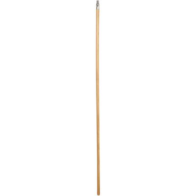 Metal Tip Wood Broom Handle - 60"